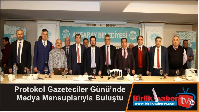 Protokol Gazeteciler Günü’nde Medya Mensuplarıyla Buluştu