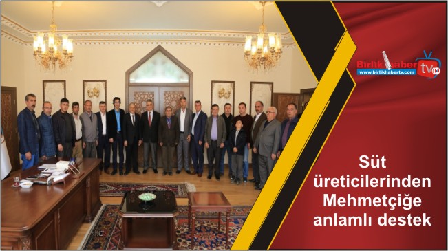 Süt üreticilerinden Mehmetçiğe anlamlı destek