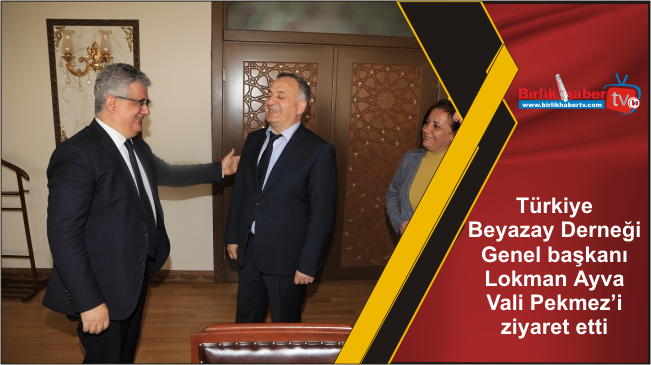 Ayva Vali Aykut Pekmez’i ziyaret etti