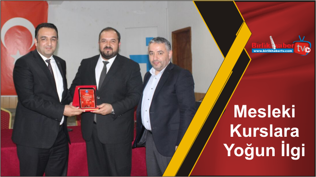 Mesleki Kurslara Yoğun İlgi