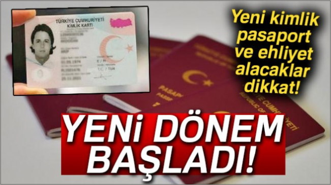 Pasaport ve sürücü belgeleri artık nüfus müdürlüklerinden alınacak