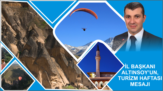 Altınsoy’dan, Turizm Haftası Mesajı