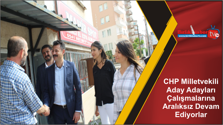 CHP Milletvekili Aday Adayları Çalışmalarına Aralıksız Devam Ediyorlar