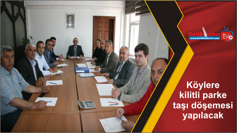 Köylere kilitli parke taşı döşemesi yapılacak