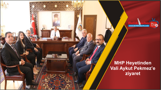 MHP Heyetinden Vali Aykut Pekmez’e ziyaret