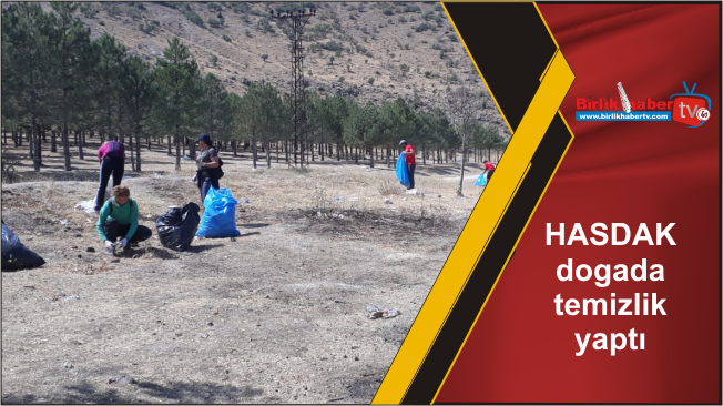HASDAK dogada temizlik yaptı