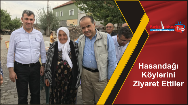 Hasandağı Köylerini Ziyaret Ettiler