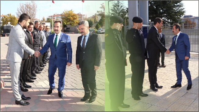 Vali Ali Mantı, Emniyet Müdürlüğü ile Jandarma Komutanlığını ziyaret etti