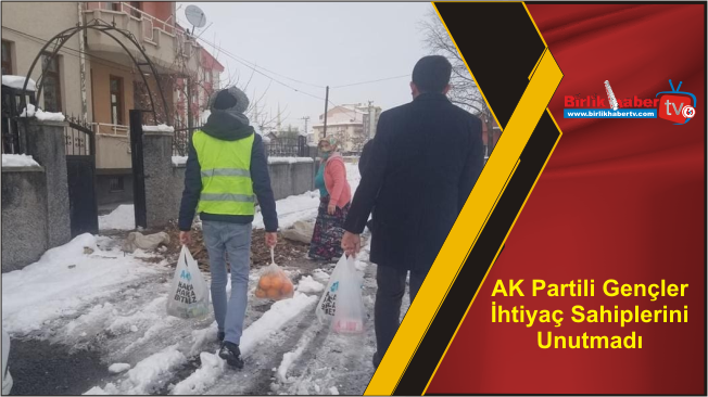 AK Partili Gençler İhtiyaç Sahiplerini Unutmadı