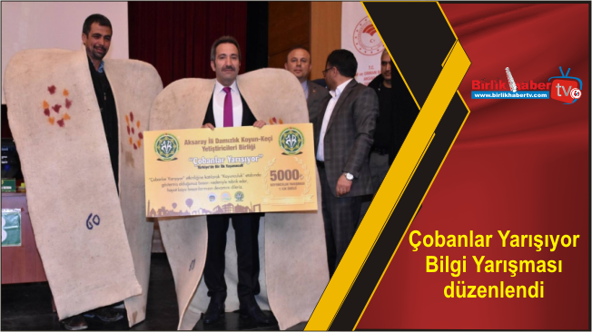 Çobanlar Yarışıyor Bilgi Yarışması düzenlendi