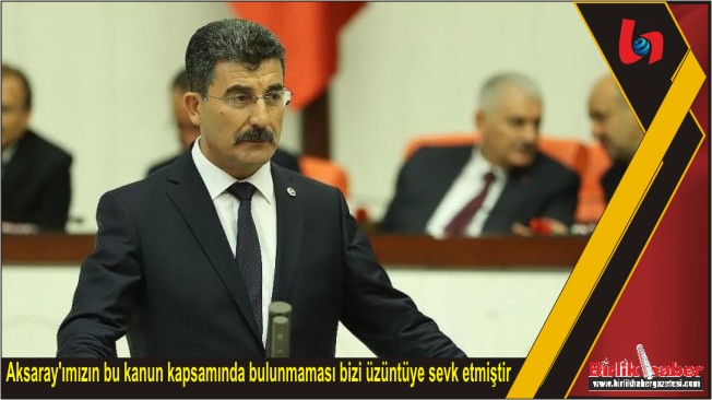 Milletvekili Erel, Kapadokya Alanı Kanun Teklifi hakkında Meclisde konuştu