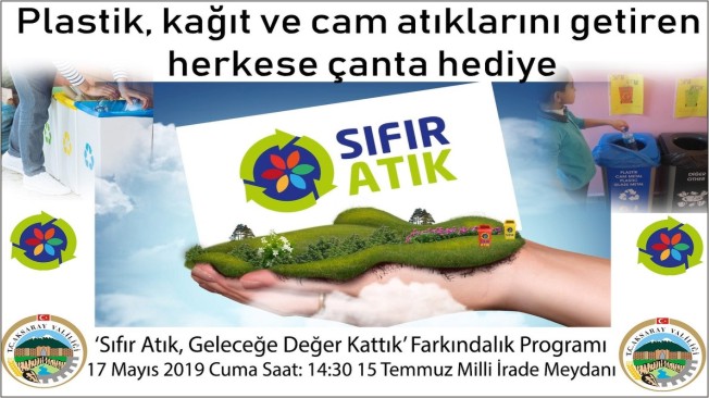 Plastik, kâğıt ve cam atıklar geri dönüşüme
