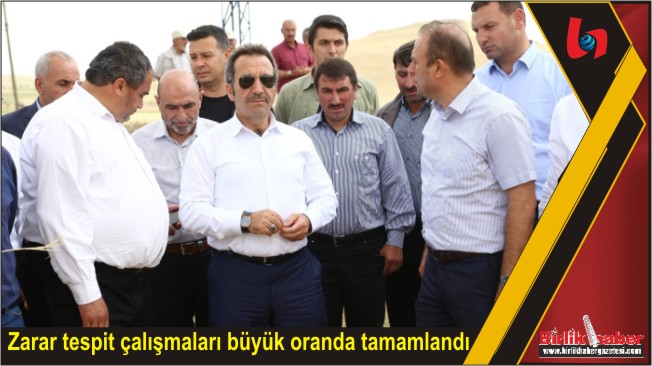 Zarar tespit çalışmaları büyük oranda tamamlandı