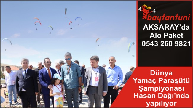 Dünya Yamaç Paraşütü Şampiyonası Hasan Dağı’nda yapılıyor