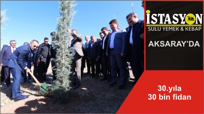 30.yıla 30 bin fidan