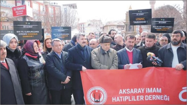 Aksaray Önder 28 Şubat Basın Açıklaması
