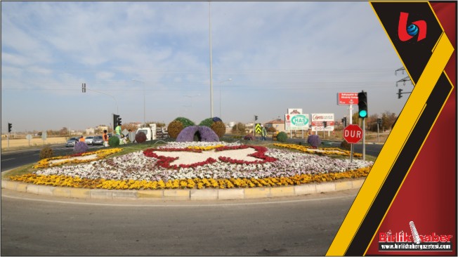 Aksaray Belediyesi Şehri Çiçek ve Süs Bitkileriyle Donatıyor