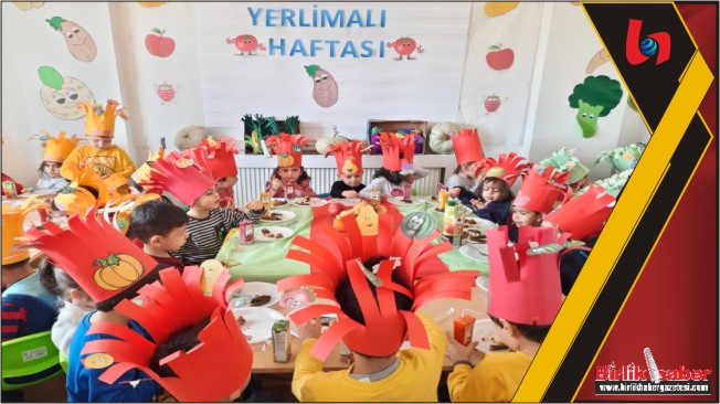 Aksaray’da Minik Öğrenciler Yerli Mal Haftasını Kutladılar