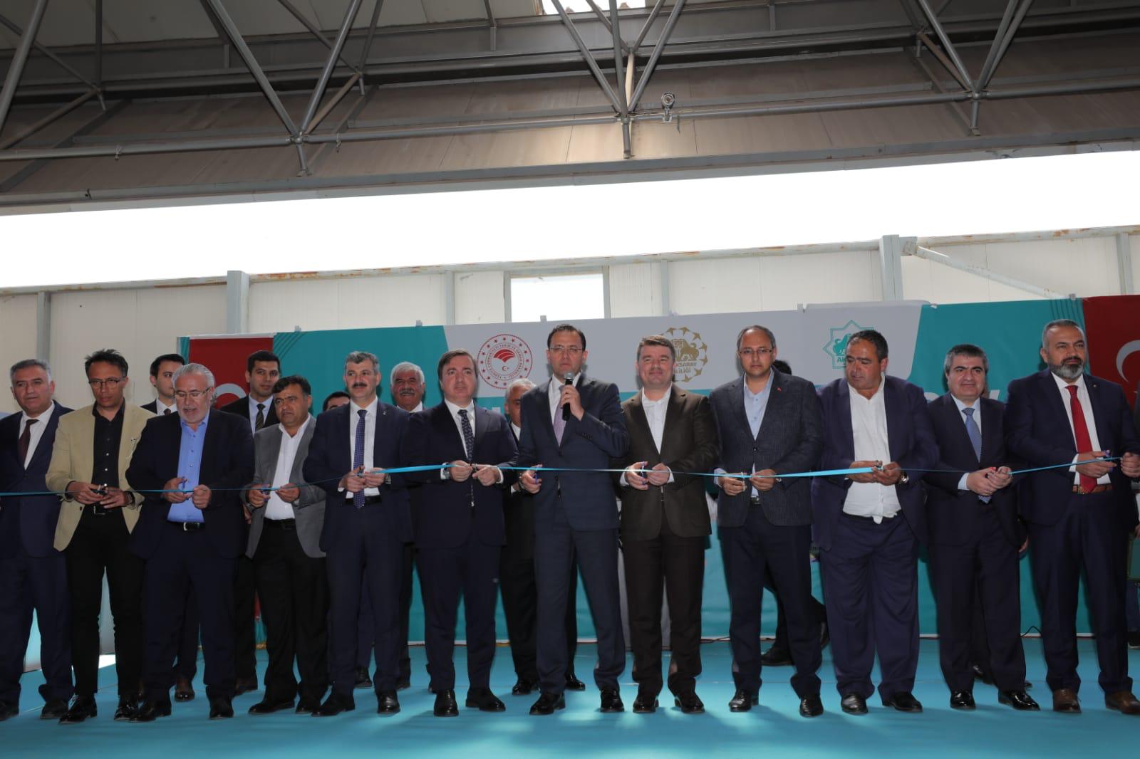 6. Uluslararası Aksaray Tarım Fuarı açıldı