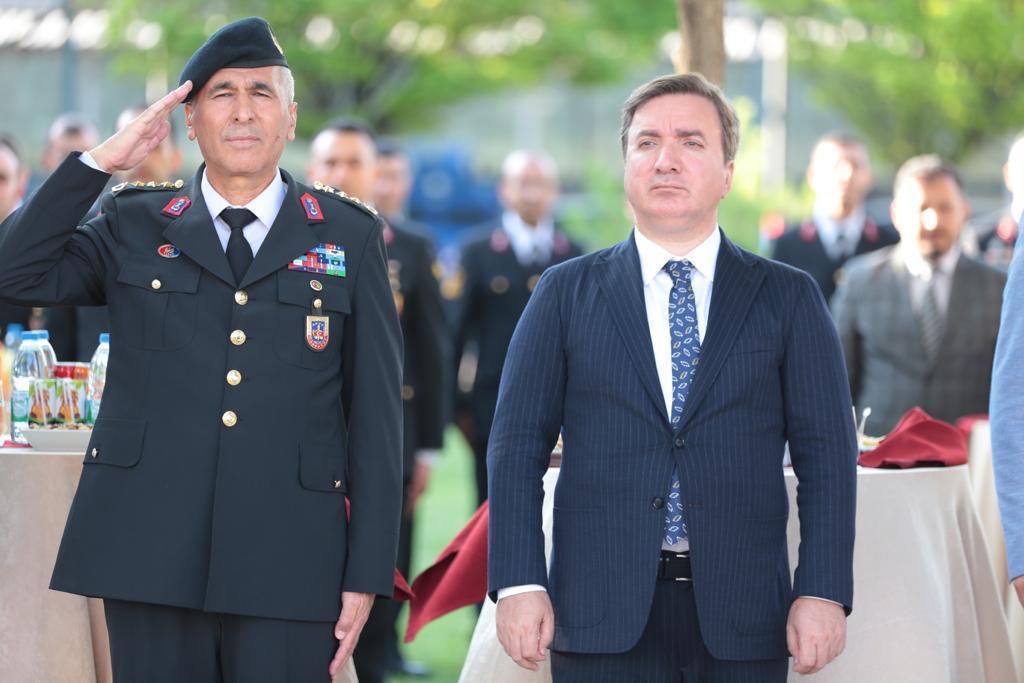 İl Jandarma Komutanlığında veda programı düzenlendi