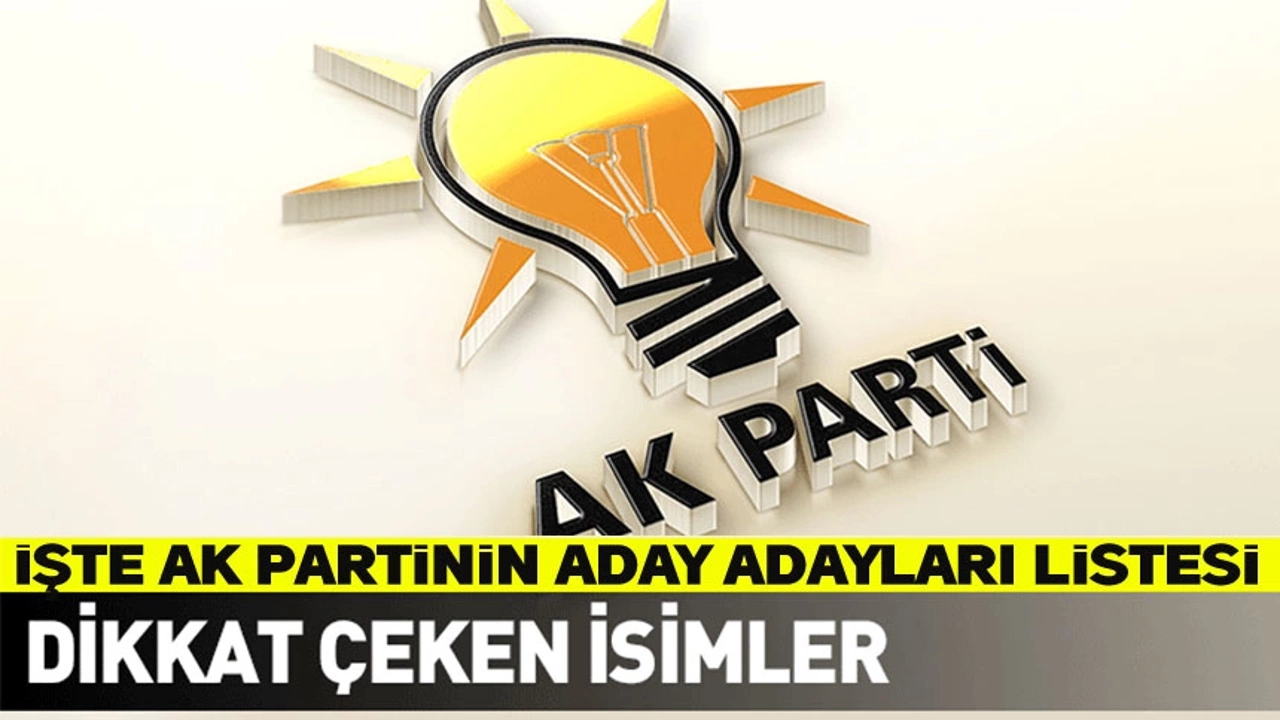 İşte AK Parti’nin Aksaray’daki  aday adayları!