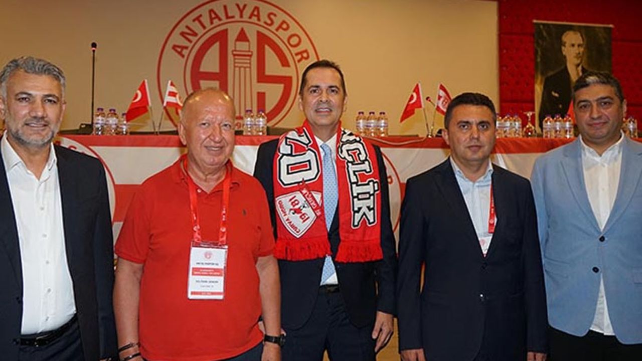 Antalyaspor’da yeni dönem: Rıza Perçin başkan!