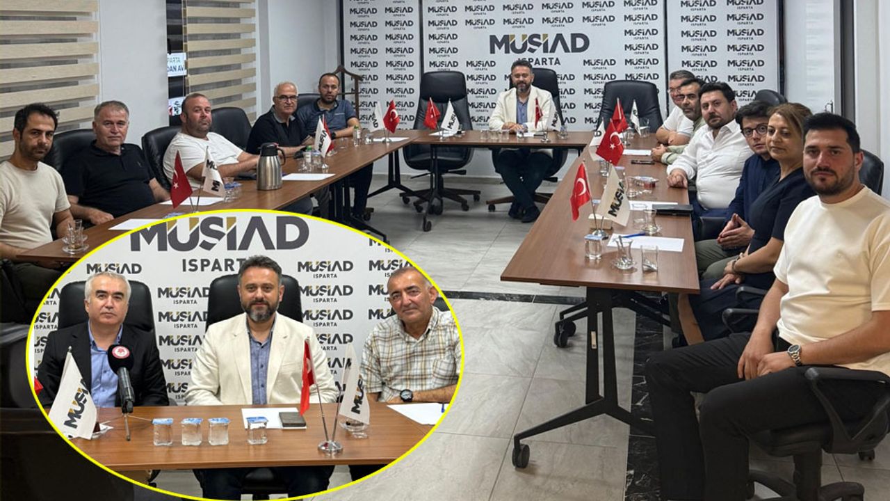MÜSİAD Isparta şubesi’nden SDÜ ile ekonomi sohbeti