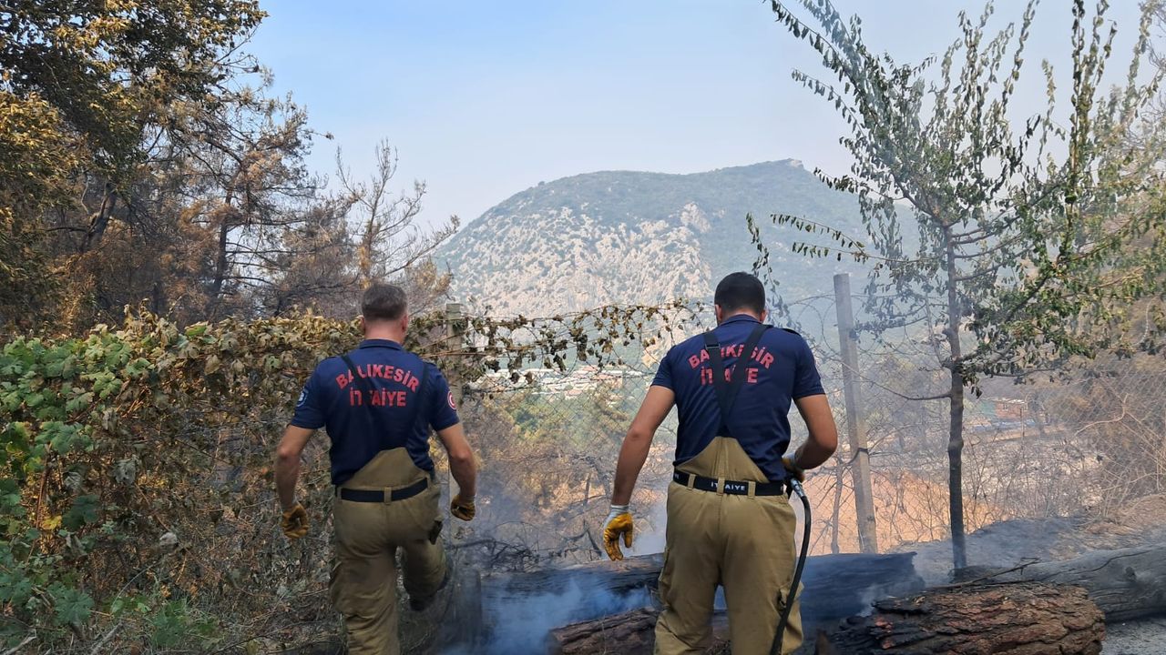 Balıkesir’den Bursa’ya yangınla mücadelede tam destek