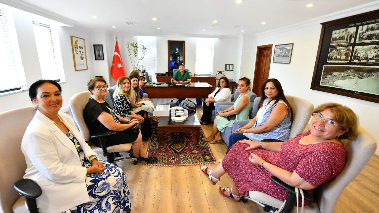 CHP Fethiye Kadın Kolları’ndan Başkan Karaca’ya ziyaret