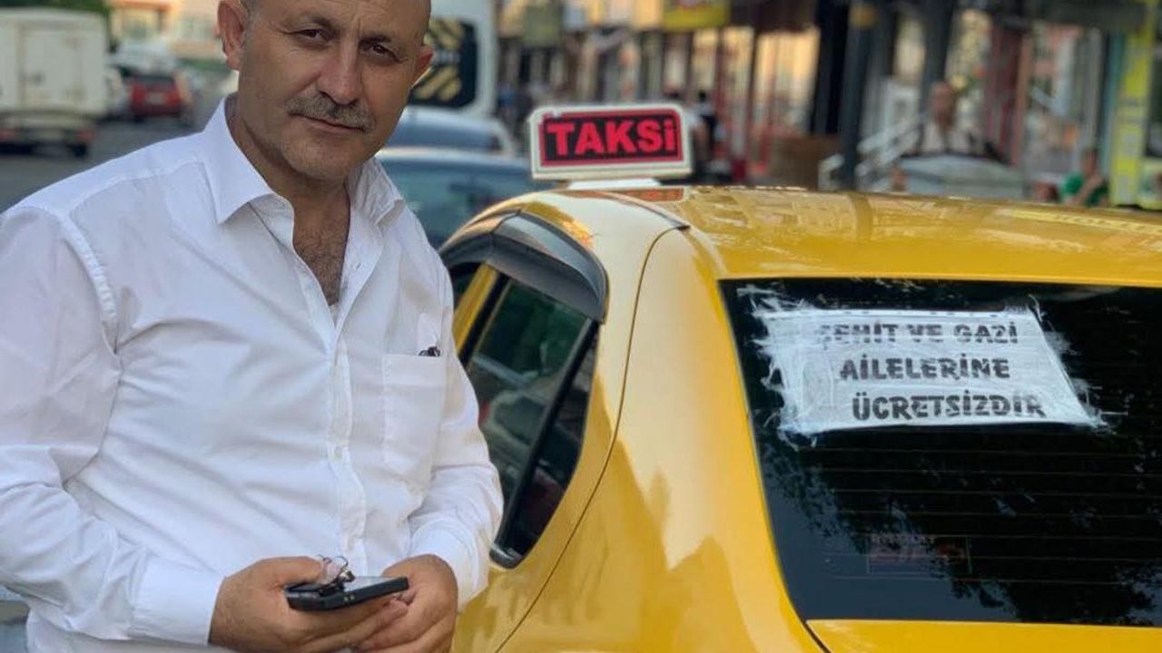 Karslı taksicilerden şehit ve gazi ailelerine ücretsiz ulaşım