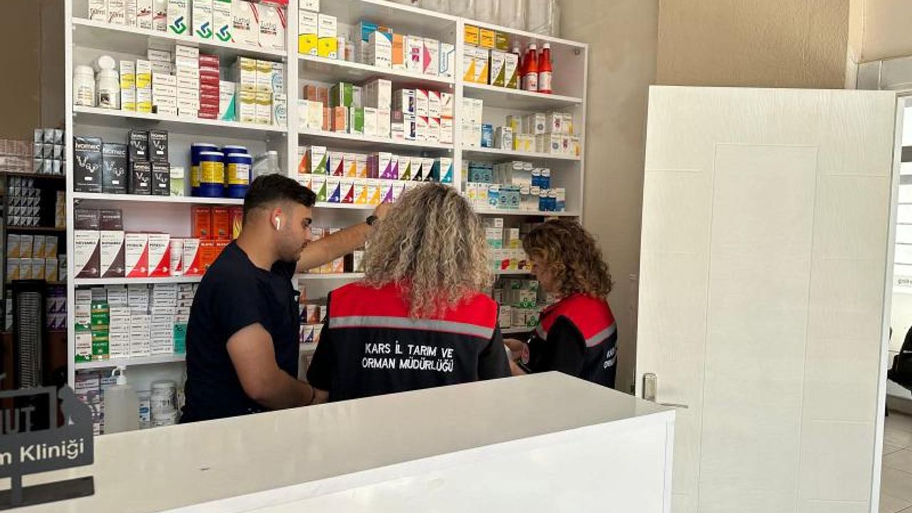 Kars’ta veteriner kliniklerinde kapsamlı denetim