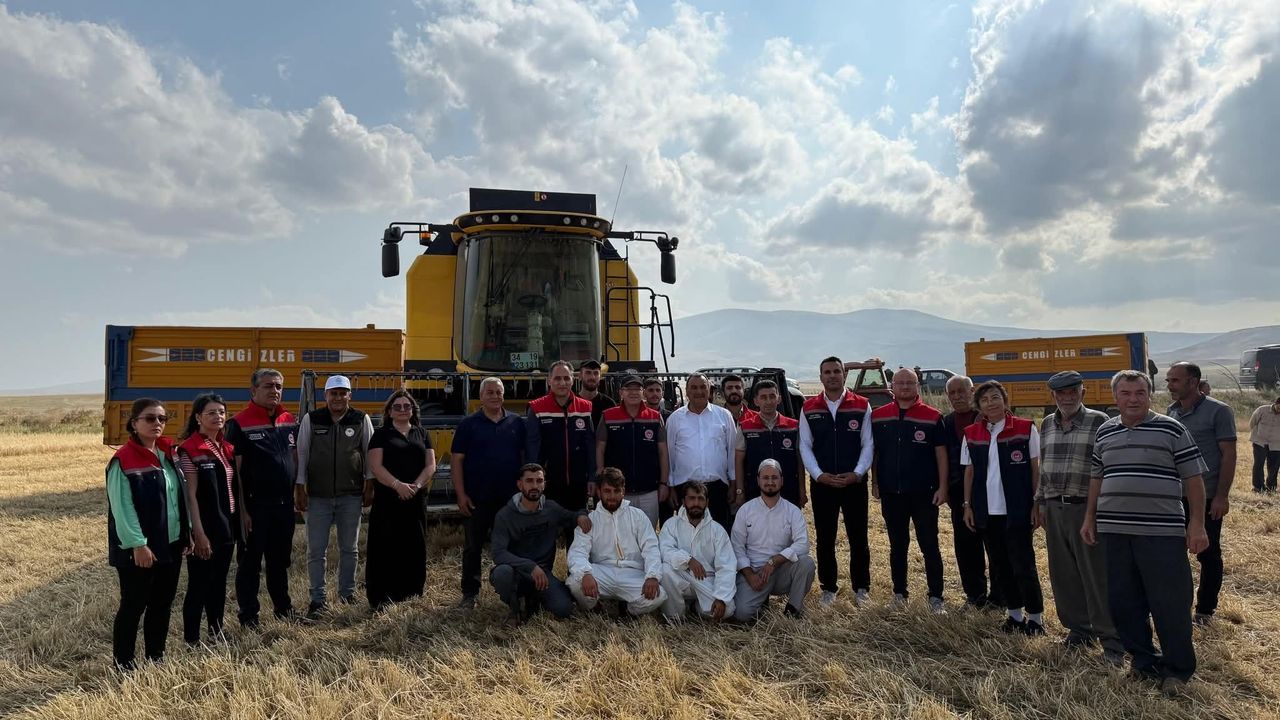 Kars’ta hububat hasat sezonu dualarla başladı