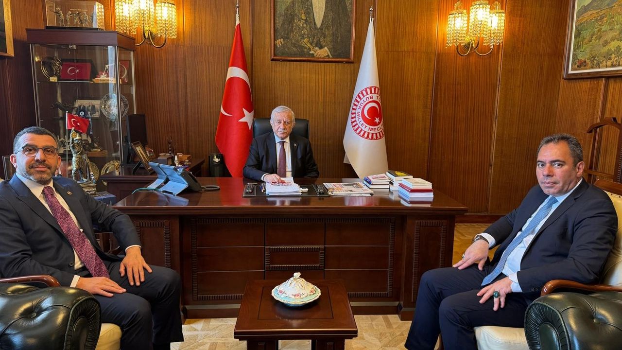 Kars Milletvekili Adem Çalkın ve Başkan Senger’den TBMM Başkanvekili Celal Adan’a ziyaret