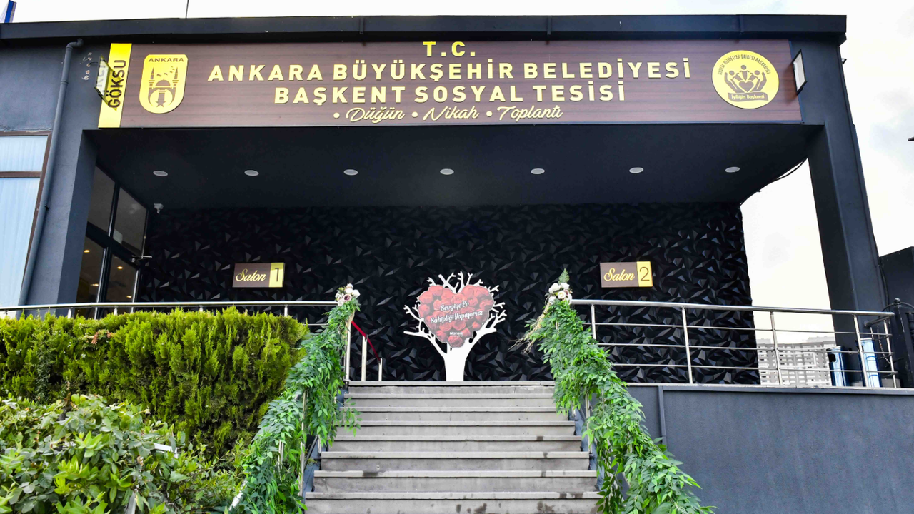 Ankara Büyükşehir Belediyesi’nden ücretsiz düğün salonu