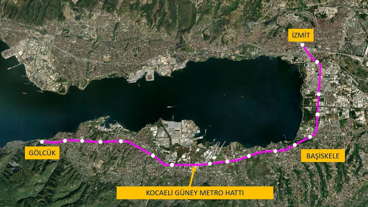 Kocaeli’nin geleceğini raylarla şekilleniyor: Güney Metro Hattı için projelendirme ihalesi yapılacak