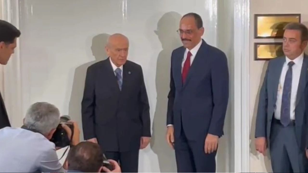 Kalın’dan Bahçeli’ye Terörsüz Türkiye ziyareti