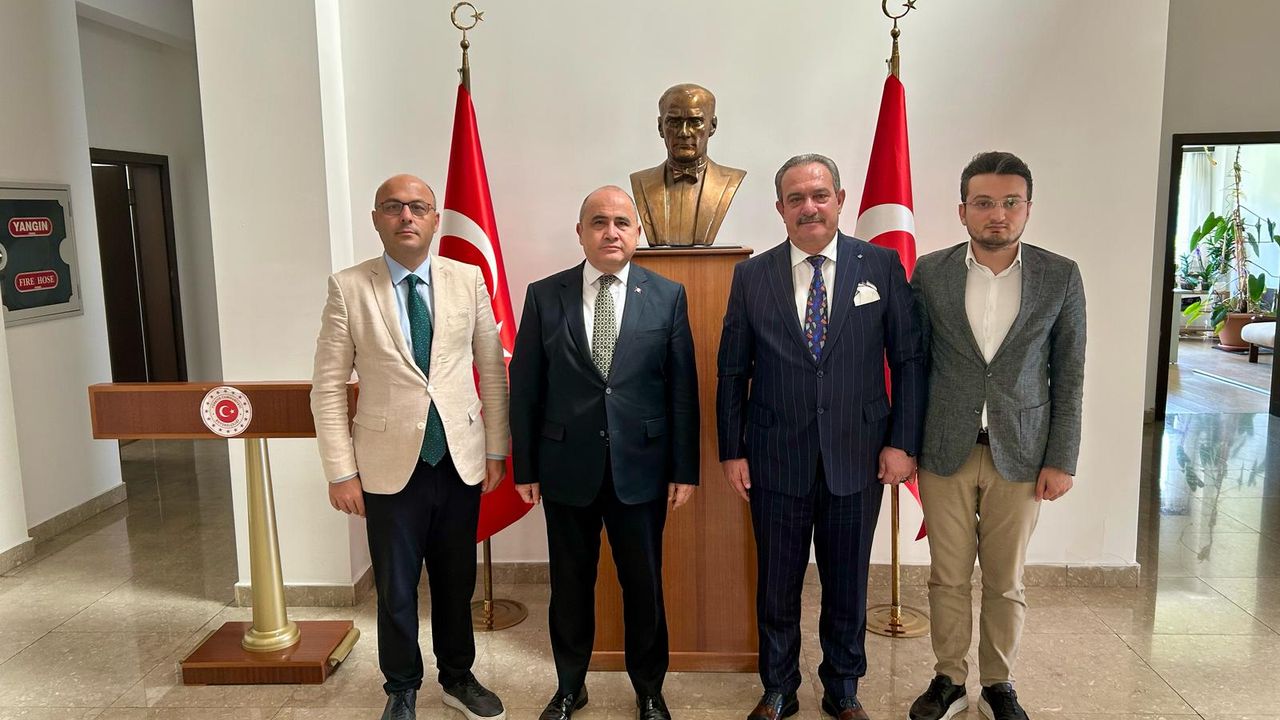 TİMBİR ve BHA heyetinden KKTC Büyükelçisi Ali Murat Başçeri’ye ziyaret