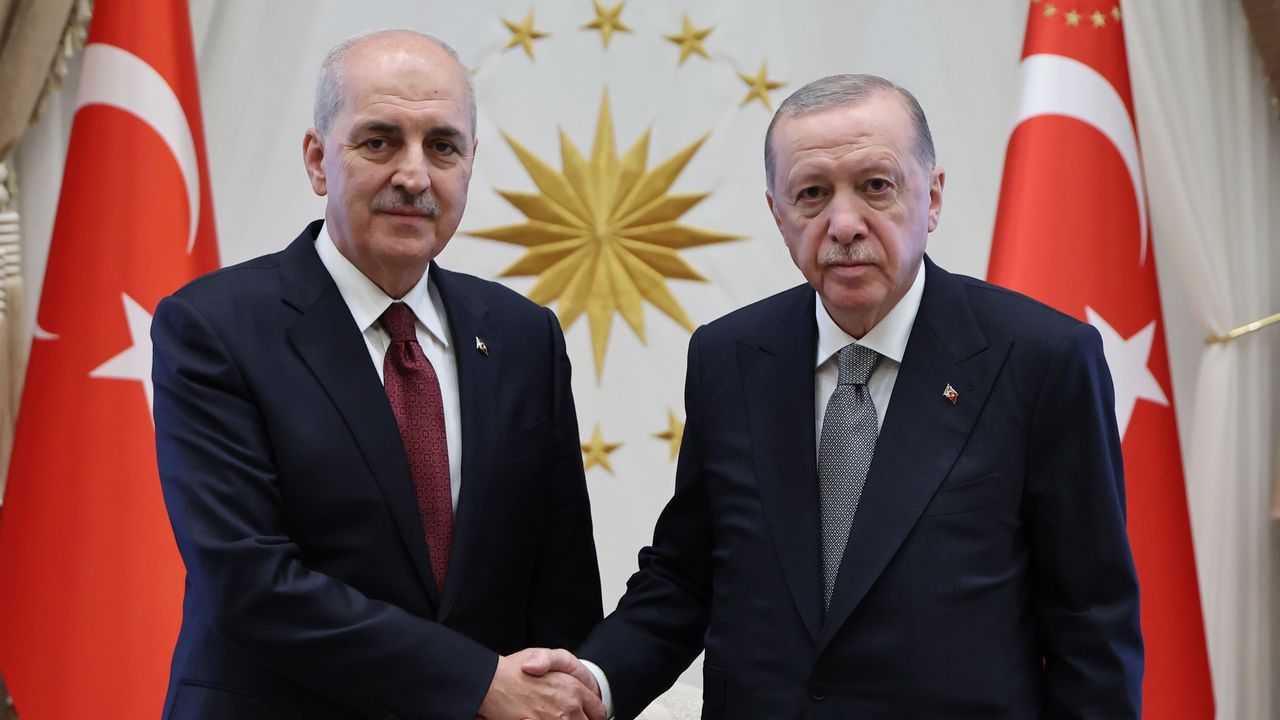 Erdoğan ve Kurtulmuş Beştepe’de bir araya geldi