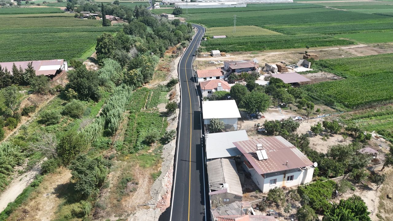 Milas kırsalındaki 80 milyonluk yol yatırımı tamamlandı