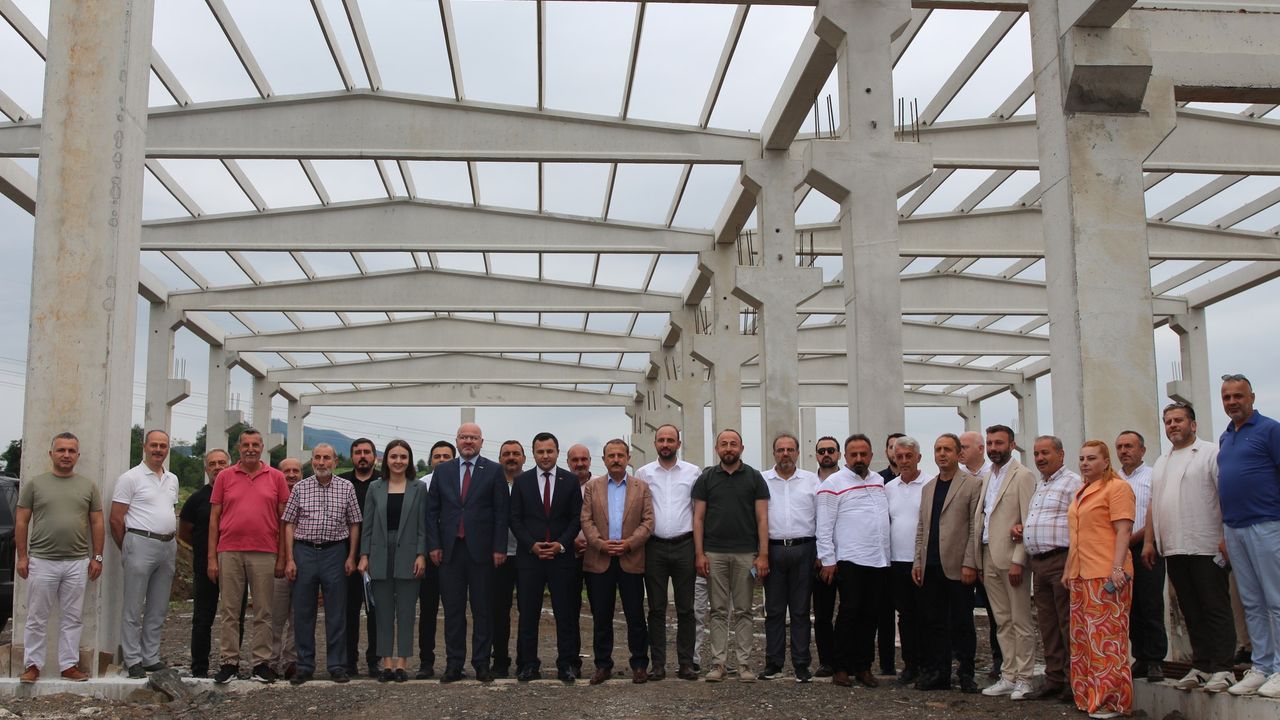 MÜSİAD Trabzon Şube Başkanı İskenderoğlu’ndan vakfıkebir organize sanayi bölgesine ziyaret