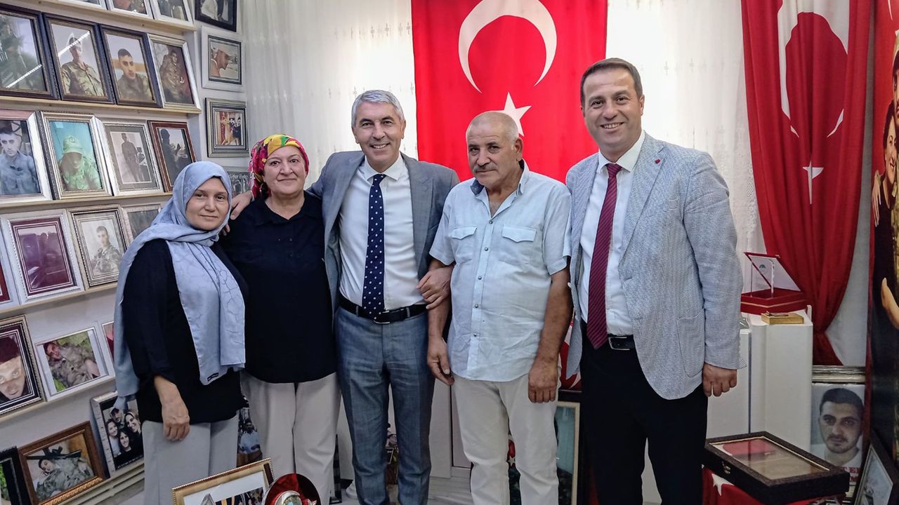 Kaymakam Coşkun’dan şehit ailesine anlamlı ziyaret