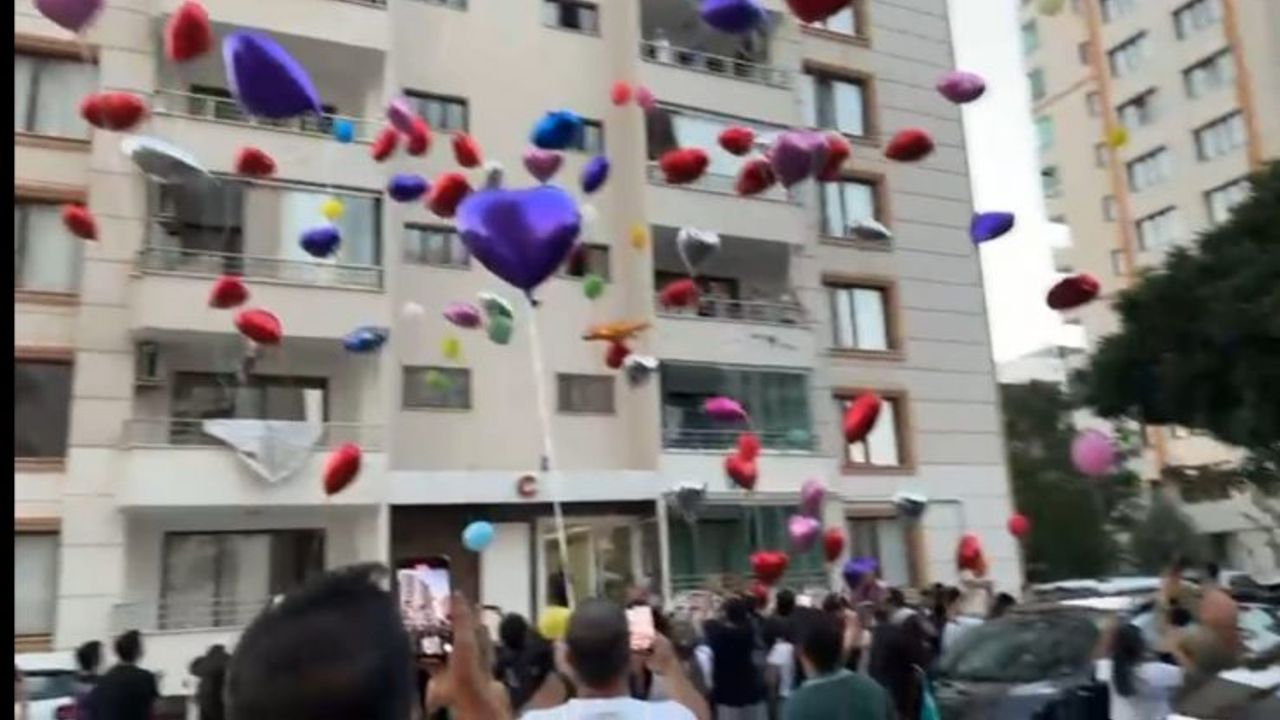 Lösemiyi yenen 14 yaşındaki Efrin’e Diyarbakır’dan balonlarla destek