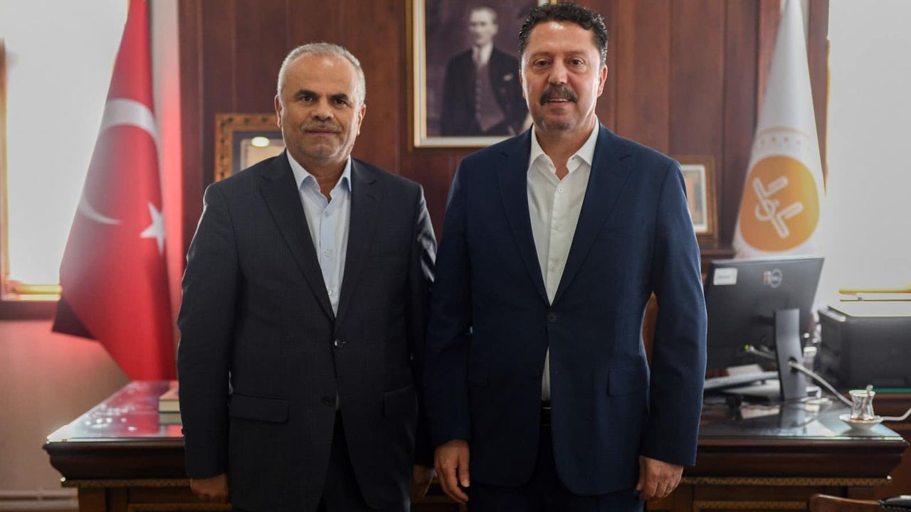 Belediye Başkanından yeni Müftüye ziyaret