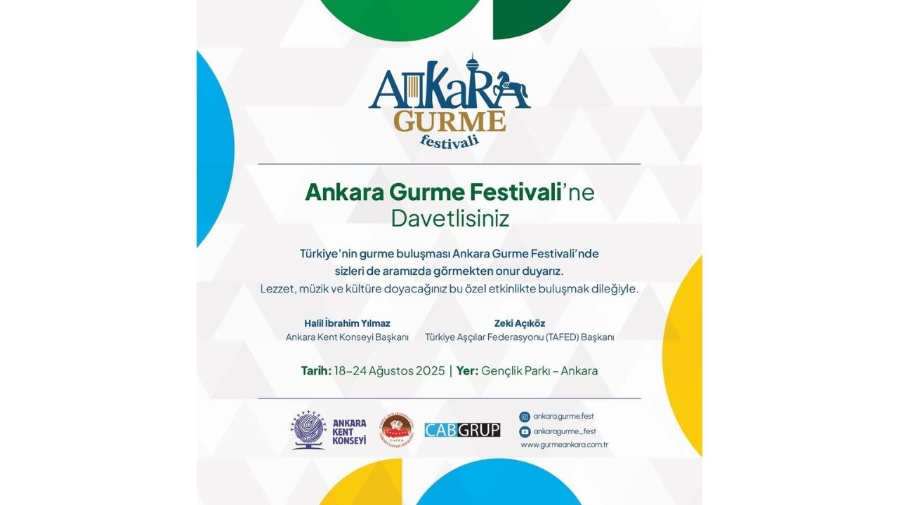 Ankara Gurme Festivali Başkentlilere lezzet dolu bir hafta sunacak