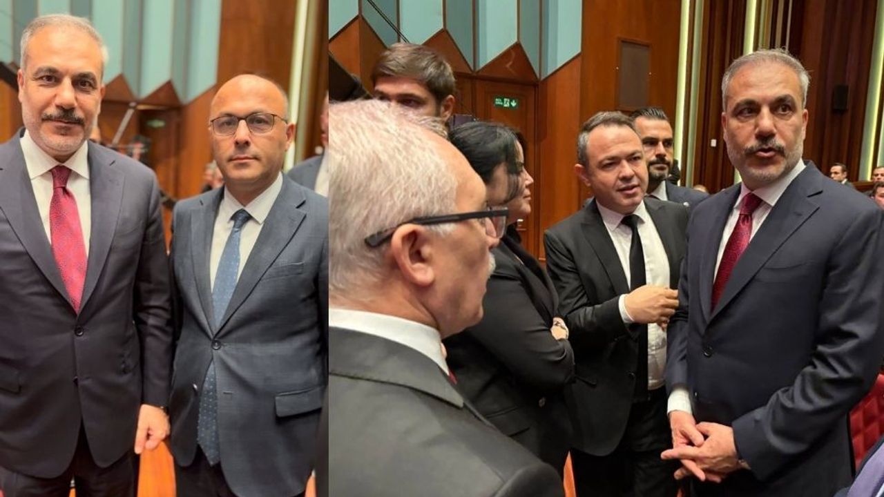 Dışişleri Bakanı Fidan gazetecilere bir araya geldi