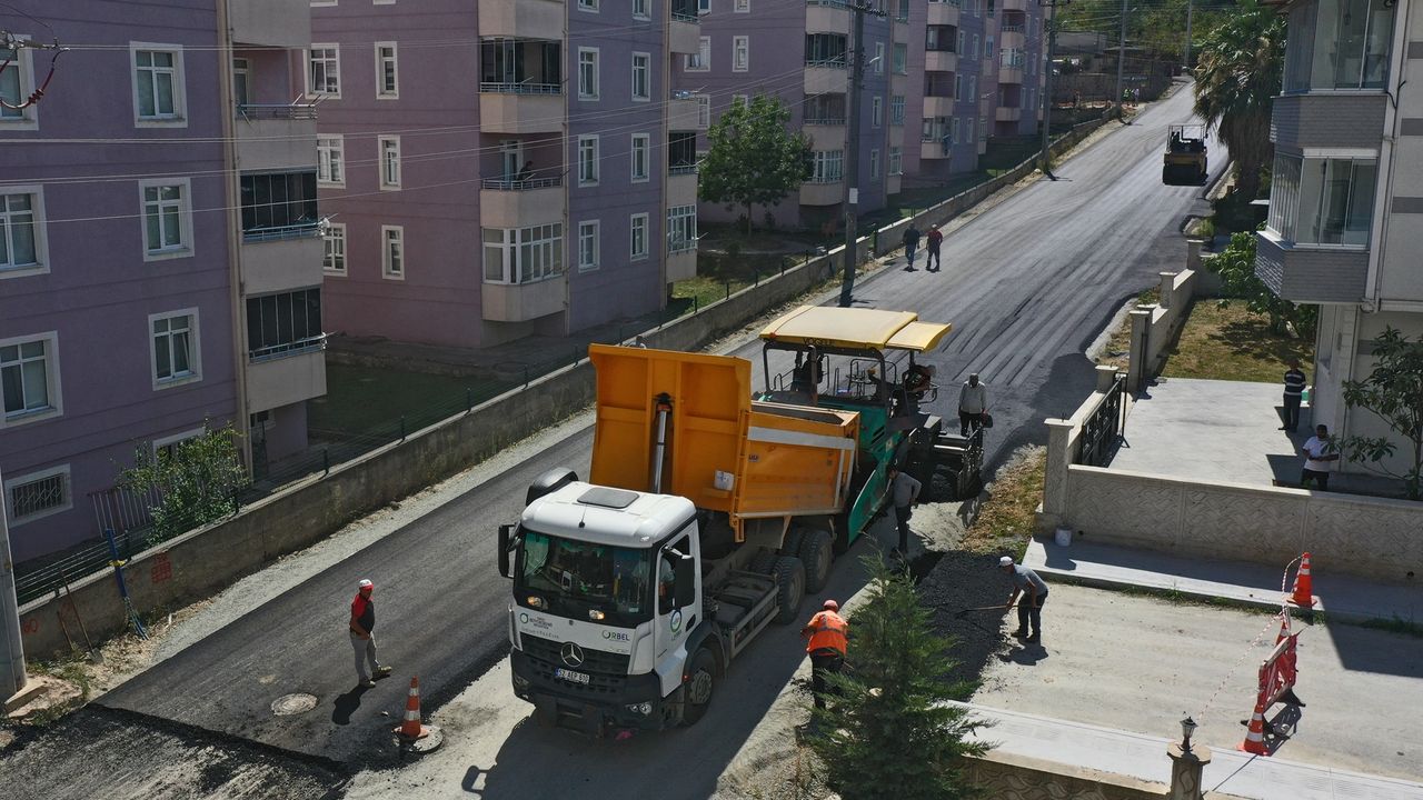 Fatsa’da Kutlukent Caddesi asfaltlandı