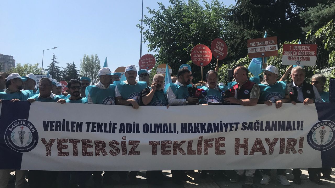Sağlık-Sen’den hükümetin zam teklifine: Yetersiz teklife hayır!
