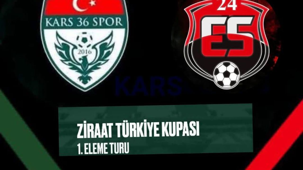 Kars36 Spor, Türkiye Kupası’nda Anagold 24 Erzincanspor ile eşleşti!
