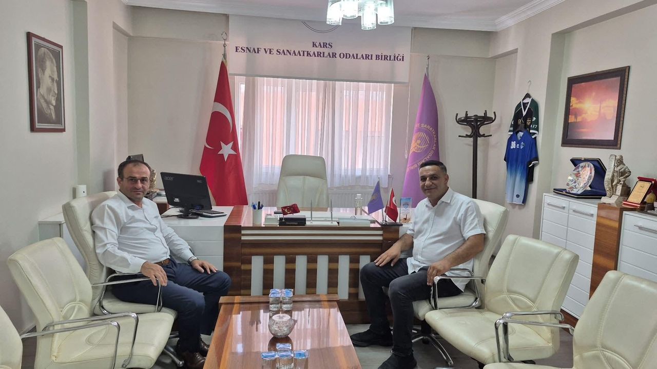 Kars’ta Esnaf İçin Güç Birliği: Ticaret İl Müdürü Bilal Taş’tan Ziyaret