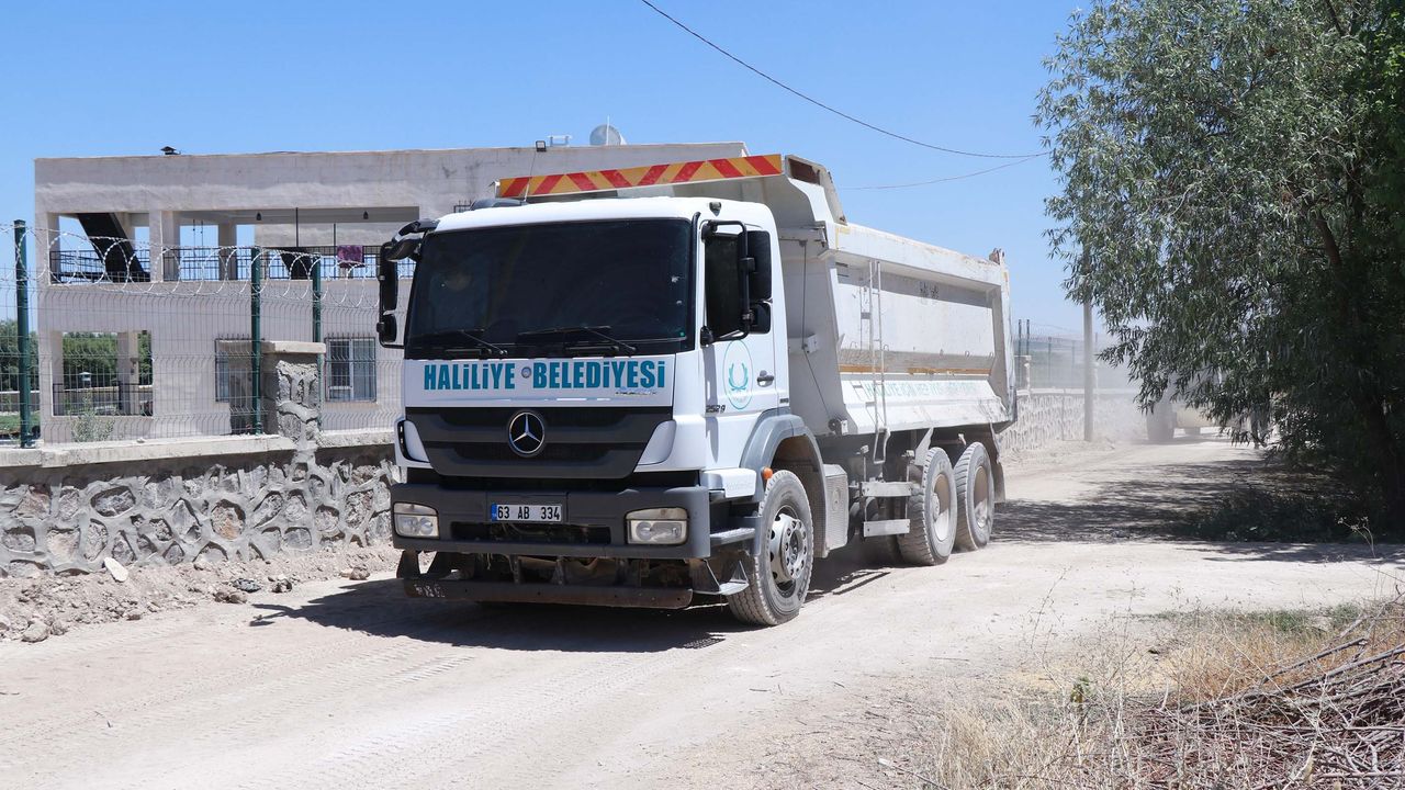 Kırsalda ulaşım rahatlıyor: Haliliye Belediyesi’nden yol atağı